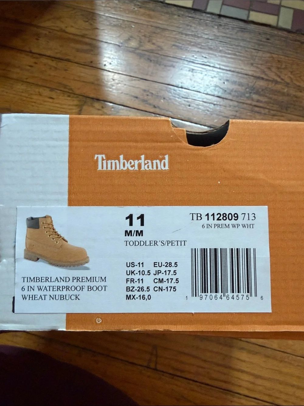 Kids Timberland Classic Lace-Up Boots in Wheat
